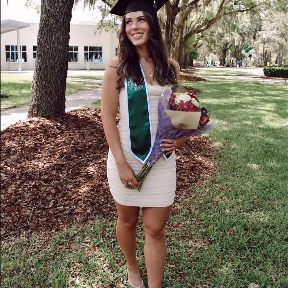 Cream Fitted Dress - Ohpolly